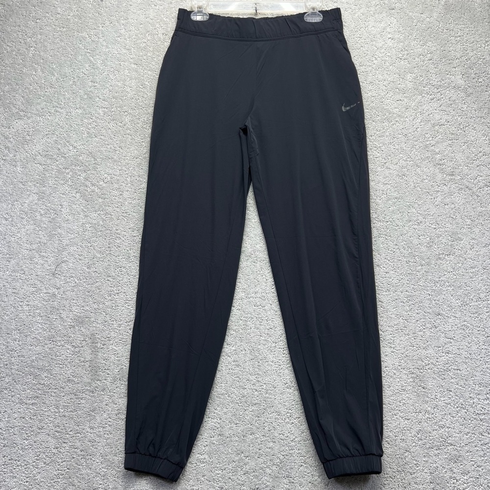 Nike Dri-FIT Training Pants Mens Medium Black Woven Joggers Techwear Activewear